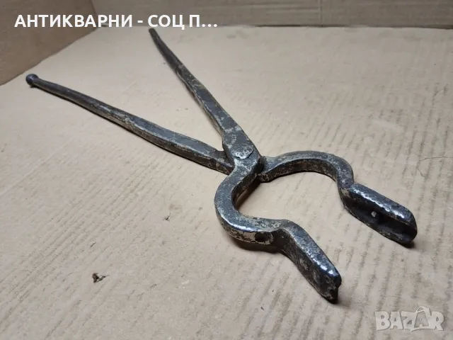 Стари Ковани Ковашки Клещи. , снимка 2 - Антикварни и старинни предмети - 47333793