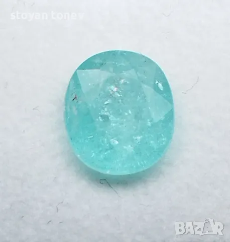 Параиба турмалин в красив син цвят - 2.22кт.! Нов! Сертифициран!, снимка 6 - Други - 47974673