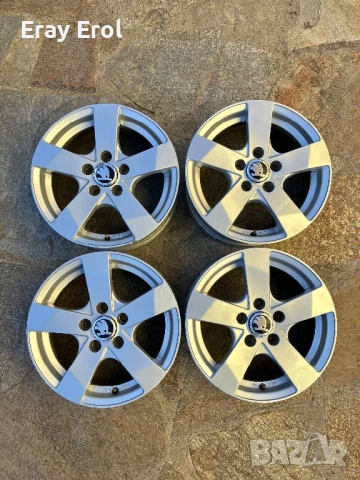 14 джанти 5х100 Skoda Fabia Octavia 5х100 VAG Шкода Фабиа Октавия, снимка 6 - Гуми и джанти - 53300748