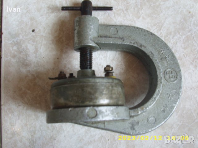 6-12V-70W-Български Соц Вулканизатор-Захранване от Акумулатор-За Лепене На Гуми-Алуминиев-Отличен, снимка 3 - Други инструменти - 42970036