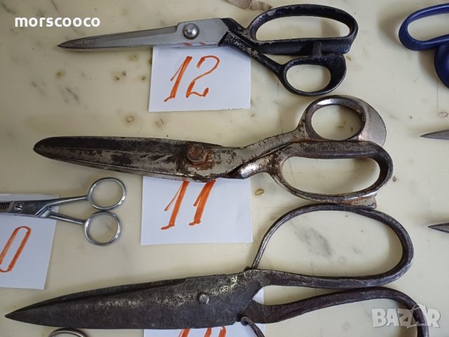 стари ножици на цени от 5 до 35лв за брой, снимка 4 - Антикварни и старинни предмети - 43639051