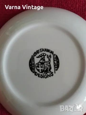 Колекционерска порцеланова малка чиния Круизен кораб - SS Nevasa. Britannia Design Англия. марк., снимка 3 - Колекции - 47409427