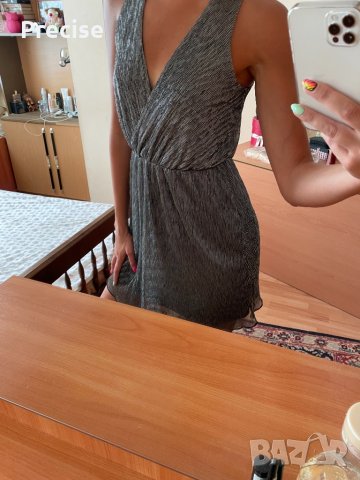 Официална рокля в сребърно, снимка 10 - Рокли - 33632536