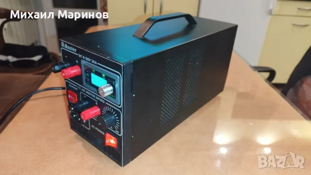 Лабораторен стабилизиран токоизправител 2 в 1 - 1000 вата