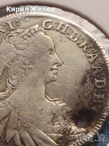 Сребърна монета 15 кройцера 1747г. Мария Терезия Кремниц Унгария 13755, снимка 5 - Нумизматика и бонистика - 42999810