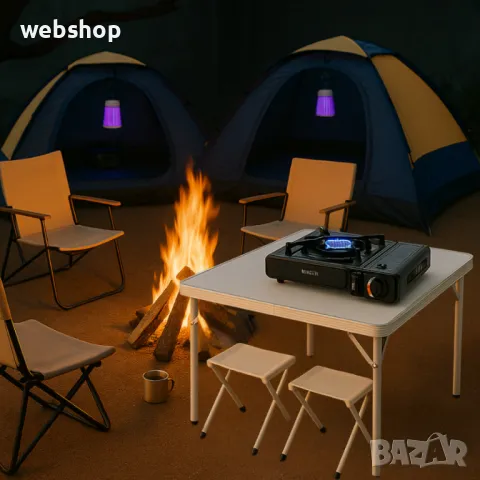 Уникален Къмпинг Комплект за 4 човека 12в1 , снимка 2 - Къмпинг мебели - 50344188