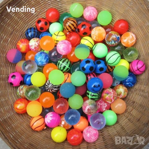 Гумени Топчета Микс 32mm, снимка 3 - Гривни - 42956100