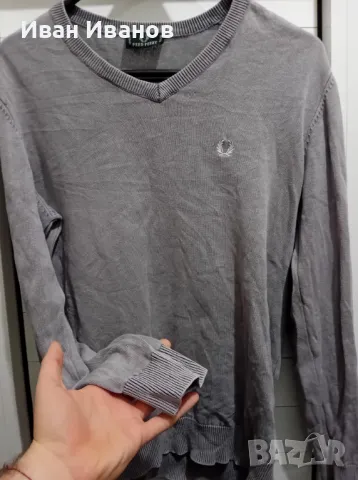 Оригинална фланела Fred Perry, снимка 3 - Блузи - 49147122