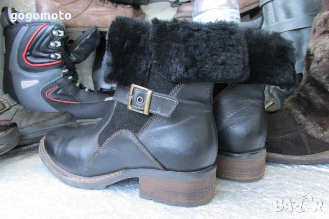 топли кафяви дамски боти, кубинки, ботуши,N- 38, Weather Rated Winter Snow Boots, естествена кожа +, снимка 17 - Дамски боти - 33415755