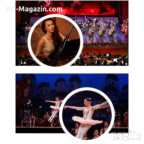 Луксозен театрален бинокъл с дръжка за театър опера концерти балет подарък с увеличение 3×25, снимка 7 - Други ценни предмети - 50931378