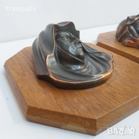 НАЙ ДОБРАТА ОФЕРТА стари барелефни фигури картини  Христос и Мария , снимка 5 - Други ценни предмети - 52619785