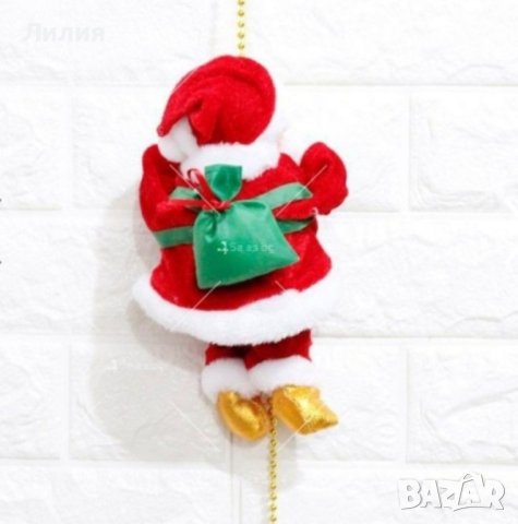 Катерещ се дядо Коледа, снимка 2 - Декорация за дома - 43096469