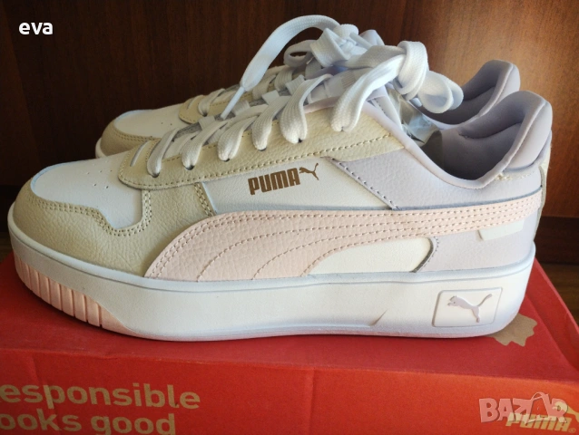 Оригинални маратонки/кецове Puma Carina Street 39 н., снимка 3 - Маратонки - 53561923