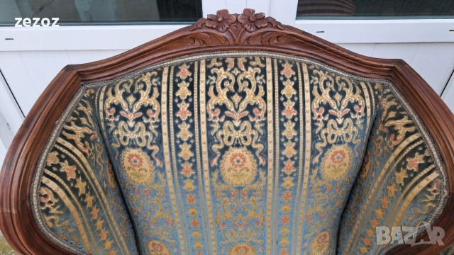 Ретро кресла "Bergere"палисандър, снимка 6 - Дивани и мека мебел - 52232984