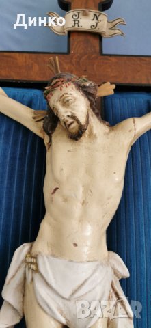 Голям църковен кръст120см.-74см. от 19век., снимка 4 - Антикварни и старинни предмети - 28846163