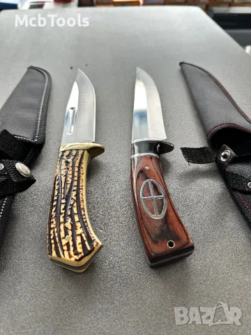 Ловен нож с кания, снимка 3 - Ножове - 49477111