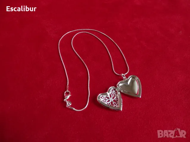 Посребрени бижута, снимка 10 - Колиета, медальони, синджири - 48857607