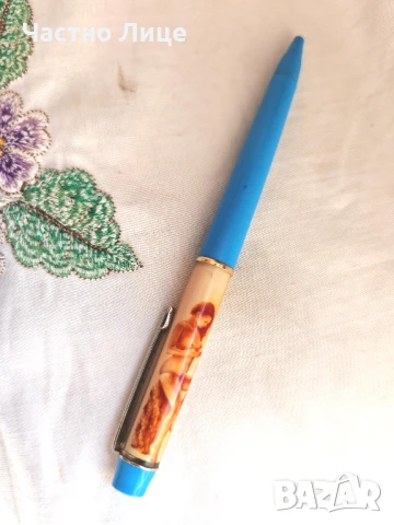 Прекрасна Винтидж Колекционерска Писалка Еротика 1970те г Дания, снимка 2 - Антикварни и старинни предмети - 50938736