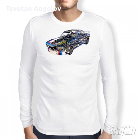 Мъжка тениска BMW 3.0 CSL, снимка 3 - Тениски - 32573129