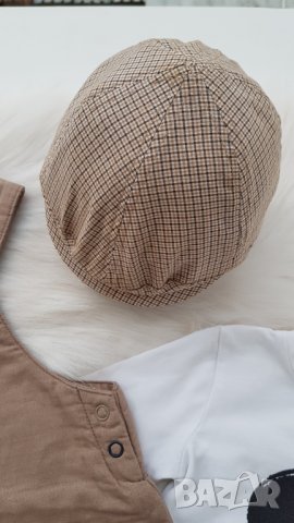 Ватиран гащеризон блузка буйки и каскет за бебе 6 месеца, снимка 6 - Комплекти за бебе - 39061721