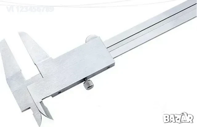 Класически стоманен шублер с нониус, 150 /0,01 mm, снимка 3 - Шублери - 50759744