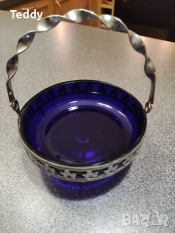 Винтидж захарница, купа за захар/бонбони, снимка 2 - Антикварни и старинни предмети - 52296701