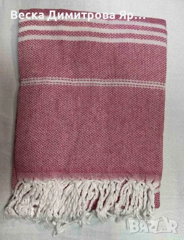 Пештемал – Традиционна турска кърпа от памук и лен 90см x180см, снимка 12 - Други стоки за дома - 50123673