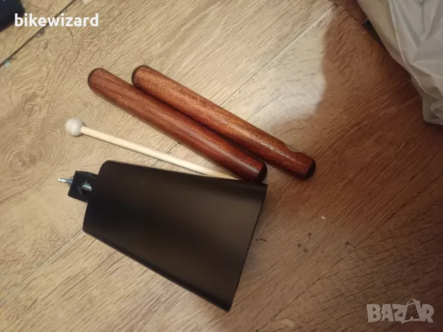 Tbest Cowbell Drum Kit, Cowbell камбана метална 6-инчова НОВА, снимка 5 - Други стоки за дома - 48722712