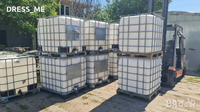 БИДОНИ 1000 литра, IBC Контейнер, ИБЦ Кубче