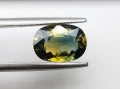 Рядък ненагряван двуцветен сапфир 2.01кт! Сертификат! Нов!, снимка 1