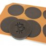 Bitcoin Биткойн монети дълбок силиконов молд форма декорация торта фондан шоколад гипс и др, снимка 5