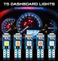 Нови 2 бр. малки габаритни крушки за осветление на арматурно табло T5 3SMD LED супер ярък 3030 LED, снимка 3