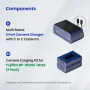 Смарт зарядна станция за до 4 батерии bronine Multi Brand 2 Port Camera Battery Charger, снимка 4