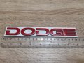 червен надпис Dodge , снимка 2