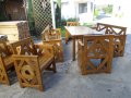 Градински  дървени маси и пейки, снимка 1 - Градински мебели, декорация  - 32351212