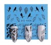 stz-v028 черни птички и пера слайдер татос ваденки водни стикери за нокти