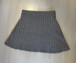Нова сива плетена пола , снимка 1