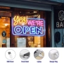Нова Неонова LED табела YES WE ARE OPEN за магазин бар кафе 42x28см, снимка 7