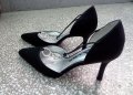 Дамски елегантни обувки Nina, черни, снимка 1 - Дамски елегантни обувки - 28239311