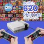 Класическа видео конзола с вградени 620 ретро игри, снимка 2