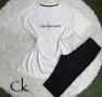 дамски комплект тениска и къс клин рипс calvin klein jeans , снимка 2
