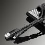 BASEUS кабел еластичен 1м - Type-C USB спирала, iPhone pins, снимка 5