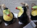 Нови порцеланови фигурки Тукан,дървенни Арт декорации сърца,цветя и др, снимка 2