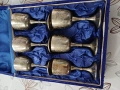 6 посребрени чаши, снимка 5