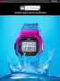 Skmei Дамски цифров ръчен часовник с галванично покритие Прозрачна каишка Удароустойчив, снимка 4