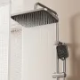 Модерен интелигентен душ с дисплей и LED подсветка D34, снимка 3