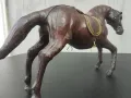 Ретро Кожена фигурка на Кон , снимка 7