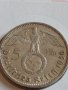 Сребърна монета 5 райхсмарки 1936г. Нацистка Германия Трети Райх с СХВАСТИКА за КОЛЕКЦИЯ 42054, снимка 2
