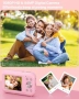 Нова Розова фото камера 1080P 44MP за деца и начинаещи с карта 32GB, снимка 6