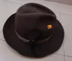 Мъжка стилна джентълменска шапка тип бомбе., снимка 1